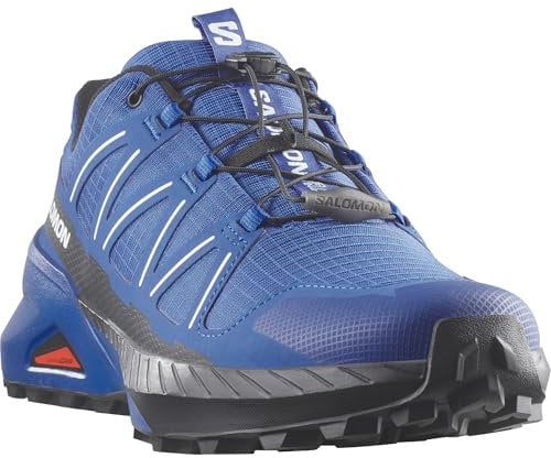 Salomon Speedcross Peak Trailrunning-Schuhe für Herren, Lapisblau/Schwarz/Weiß, Größe 47, Lapis Blue/Black/White, 12,5