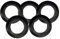 WAZUBC 5 Pcs Sink Plug Seal O-Rings Washers, Franke Sink Plug Rubber Seal Waste Water Rubber Washer Seal for Basket Strainer for 78, 79, 80, 82, 83mm