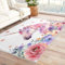 Einhorn Teppich Kinderzimmer - Teppich Wohnzimmer Schlafzimmer Mädchen Einhorn, Großer Teppich Kinder Bunte Blume, Weich Kurzflor & Waschbar & rutschfest, Kinderteppich, Bettvorleger 160x230 cm