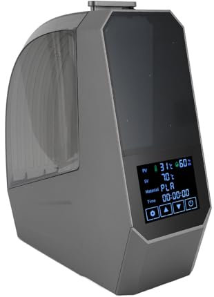 3D Drucker Filament Trocknerbox, 360° PTC Heizung, 3D Filament Aufbewahrung mit LCD Touchscreen, 48 Stunden Timer, Filament Dehydrator Aufbewahrung (EU)