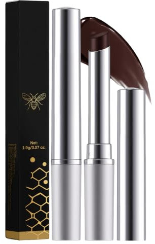 2 Stück Hydrating Honey Lipstick,Almost Lipstick in Black Honey,Black Honey Melting Lip,Glossy Lip Makeup,Langlebig Nicht Klebendes,Auf Die Trockenen Lippen Auftragen