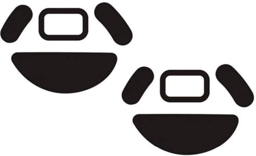 Lot de 2 patins de souris de rechange compatibles avec Razer Deathadder V2 Mini Mouse