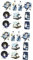 VALICLUD 20 Pcs Jeans Clothing Badge Brooch Cartoon Style Glass Bottle Pins Alloy Material for Weddings Parties