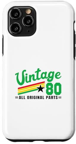 Vintage 1980 All Original Part Original 80s 90s Uomo Donna Custodia per iPhone 11 Pro