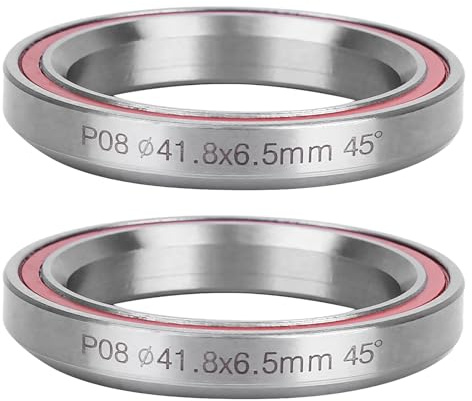 Jwthee Headset -Lager, 2pcs 41,8 mm Fahrrad doppelt versiegeltes Headset -Lager -Zyklus -Zubehör