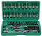 46Pcs Socket Bit Set | Carbon Steel Car Repair Tool Kit | Universal Wrench Set for Automotive/Home/DIY | 1 / 4in Drive with Ratchet & 21 Socket Bits