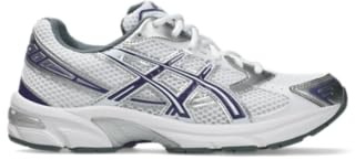 Asics Gel-1130 White & Dusty Purple Women's Shoes, White, 5 UK
