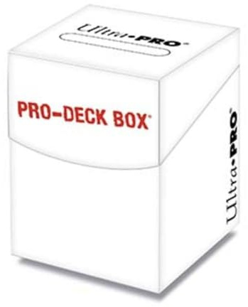 Ultra Pro 82885 - Deck Box - Pro 100 über Karten, weiß