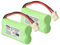 vhbw 2X Akku kompatibel mit American LH070-2A43C2BRML1P, E30022CL, E30021CL, E30025CL, E30023CL schnurlos Festnetz Telefon (800 mAh, 2,4 V, NiMH)