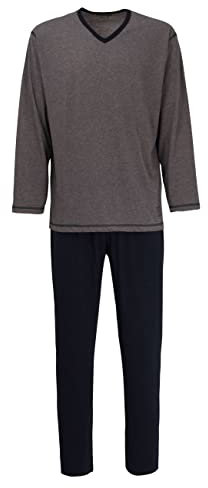 Ceceba Herren Nachtwäsche Zweiteiliger Schlafanzug, Pyjama lang, aus Baumwolle 56