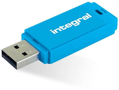 Integral 128GB Neon Blau USB 2.0 Flash-Laufwerk