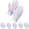 5x Pairs Of Medium Medisure 100% Cotton Medical Gloves - Dry Skin/Eczema Moisturising Hand Gloves