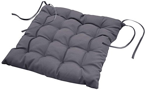 douceur d'Intérieur Essentiel Gepolsterter Sitzfläche, Polyester, Béton, 40 x 40 cm