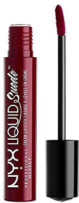 NYX Professional Makeup Lippenstift - Liquid Suede Cream Lipstick, samtig-weicher Creme-Lippenstift, aufregend mattes Finish, 4 ml, Vintage 12