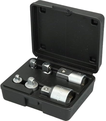 BRILLIANT TOOLS BT024006 Adapter-Satz, 6-tlg [Powered by KS TOOLS] Mit Stabieler Schwarzer Box