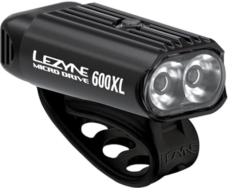 LEZYNE Micro 600 XL Eclairage vélo/VTT LED Rechargeable USB Black FR : Taille Unique (Taille Fabricant : t.One sizeque)