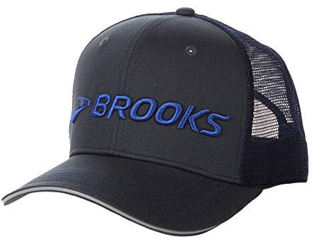 Brooks Discovery Trucker Hat Asphalt/Cobalt/Brooks One Size