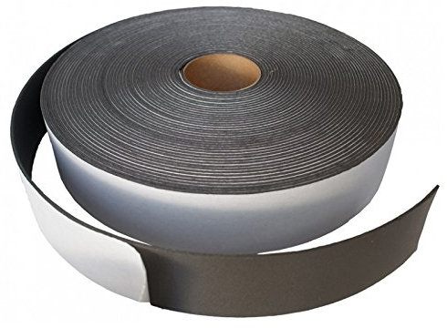 Nastro isolante acustico/insonorizzante – Strisce di isolamento del travetto 4 mm di spessore 20 m (larghezza: 25 mm)