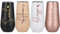 Mostop Personalisierte Champagnerflöten, Weinglas, 170 ml, isoliertes Edelstahl-Weinglas, wiederverwendbar, ohne Stiel, für Brautjungfer, Verlobung, Hochzeit, Geburtstag
