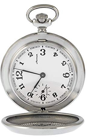Molnija JL Herren Taschenuhr 3602 MWD russische mechanische KGB Dienstuhr aus Russland Uhr ohne Batterie