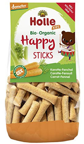 Holle - Happy Sticks Karotte Fenchel - 100 g - 6er Pack