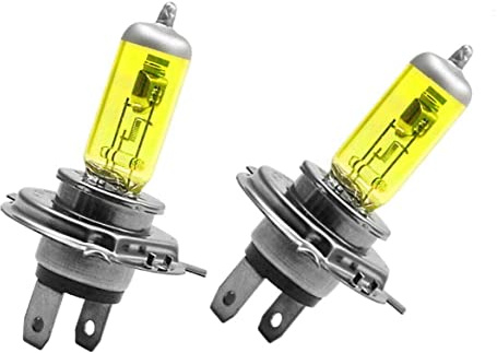 2x Jurmann H4 60/55W 12V Original Golden Vision Gelb Yellow Scheinwerfer Ersatz Halogen Lampe E-geprüft