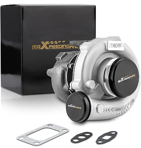 maXpeedingrods Upgrade T3/T4 T04E 0.57 A/R Turbo Turbolader für 1.5L-2.5L Motorölgekühlt