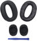Aiivioll WH-1000XM2 Ohrpolster, Kompatibel mit Sony WH-1000XM2 & MDR-1000X Kopfhörer, Headset Ohrpolster Ersatzteile, Memory Foam Protein Leder-Ohrpolster,Ohrmuscheln, Reparaturteile(schwarz)