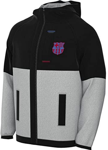 Futbol Club Barcelona Herren FCB M Nk Winterized Awf JKT Cl FC Barcelona T-Shirt, Schwarz/Sky Grey/University Red, M