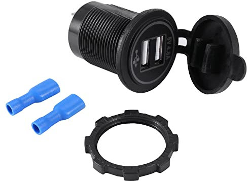 2 5V 4.8A Double Prise De Puissance D'adaptateur De Prise De Chargeur d'Usb pour Le Bateau De Voiture 12v 24V RV