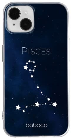 ERT Group Handyhülle für Apple iPhone 14 Original und offiziell Lizenziertes Babaco Muster Zodiac Constellation 012 optimal an die Form des Handy angepasst, hülle aus TPU