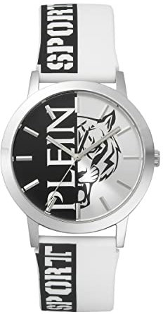 Plein Sport Herren Uhr Analog Quarz Legend PSLBA0223 Silikon