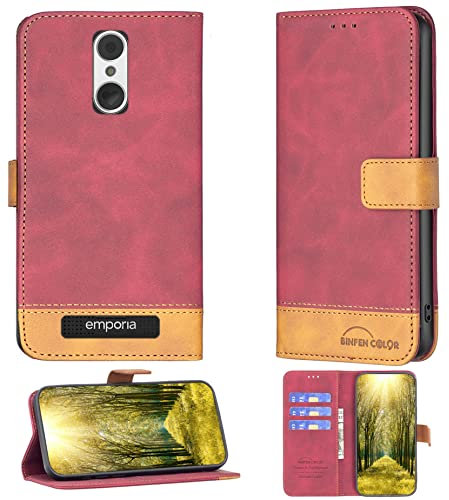 Aroepurt Hülle Für Emporia Smart 4 hülle Kompatibel mit Emporia Smart 4 Hülle Case Handyhülle Schutzhülle BF11 Red