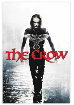NEDOES Filmposter The Crow auf Leinwand, Schlafzimmer, Dekoration, Sport, Landschaft, Büro, Raumdekoration, Geschenk, ungerahmt, 60 x 90 cm