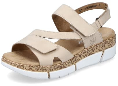 Rieker Damen Klassische Sandalen V2366, Frauen Sandalen
