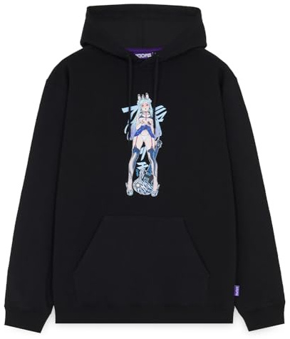 Octopus Felpa con Cappuccio Zebra Idol Anime Hoodie Limited SS2024 Nero Originale garantito Brand (L)