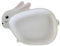 YBK Tech Assiette en céramique Motif lapin mignon pour Pâques ou usage quotidien 21,6 cm