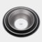 Titanium Plate Bowl Metal Dinnerware Set for Outdoor Camping, Lightweight Travel Picnic Hiking Grey Plates Dishes(850ml)