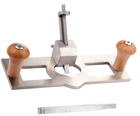Router Plane, Stainless Steel Hand Wood Planer Router Planer with Adjustable Blade for Different Depth Woodworking, Handheld Woodworking Tool, Carpentry Woodcraft Trimming