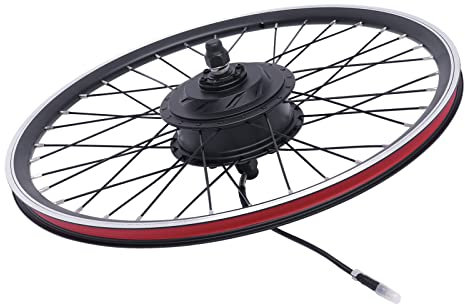 DeeDuud 27,5 Zoll Ebike Umbausatz 36V 500W Vorderrad Umbausatz Elektrofahrrad Umbausatz mit LCD-Anzeige Pedal Assistant Sensor Ebike Conversion Kit