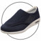 Möge Chaussures Pieds Larges Chaussures orthopédiques Chaussures pour Femmes Diabétiques Extra Larges Pieds Gonflés œdème Orthopédiques Pantoufles réglable(Color:Blue,Size:41 EU)