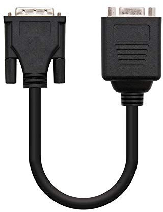 Blendend Cavo splitter DVI a VGA, DVI/M-2xHDB15/H, 20 cm, per collegare dispositivi DVI a monitor VGA ed estendere la visualizzazione.