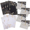 VILLCASE 8 Stück Briefpapier und Umschläge Set, B6 Briefumschlägen und Schreibpapier, High-End-Heißpräge-Western-Stil, Briefpapier Set für Einladungskarten Glückwunschkarte (Zufällige Stile)