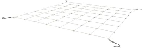 Weedness Pflanzennetz 150 x 75 cm Growboxen - Schutz Netz Rankhilfe Kletterpflanzen Grow Indoor Pflanzen Garten Anbau Indoor Outdoor