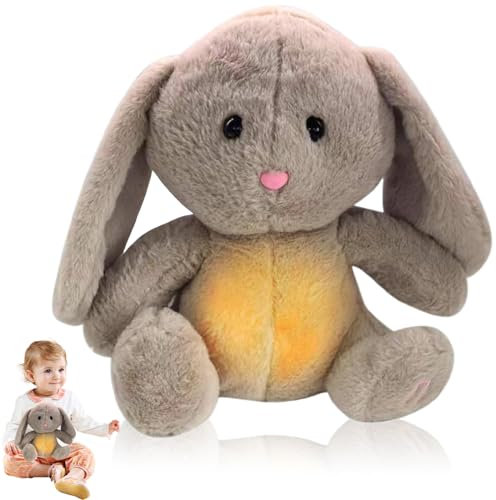 HBSFBH Schlummer Koala Kuscheltier, Schlummer Otter Kuscheltier, Schlummer Otter-Spielzeug, Koala-PlüSchtier Einschlafhilfe, Otter Kuscheltier Mit Herzschlag, Schlummer Otter, Neugeborenen Geschenk