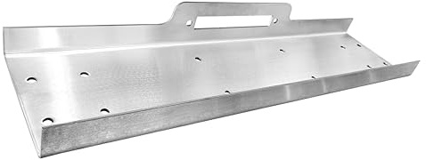 Windenmontageplatte, Universelle Montageplatte für Seilwinden - elektrische Seilwinde Stahlplatte Seilwindenhalterung (560x238x110mm)