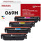 069H 069 MF752cdw Toner Kompatibel für Canon 069H 069 i-Sensys MF752Cdw Toner LBP673Cdw MF753Cdw LBP674Cx LBP674Cdw MF751Cdw MF754Cdw MF755Cdw MF756Cx CRG-069H Schwarz Cyan Magenta Gelb, 4er-Pack
