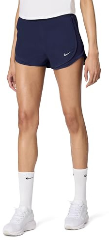 Nike Tempo Dri-Fit Laufshorts Mit Mittelhohe Bund Für Damen (Ca. 7,5 cm), Midnight Navy/Reflective Silv, HM6096-411, S