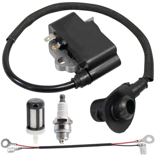 ZAMDOE TS410 TS420 Ignition Coil for Stihl TS410-Z TS420-Z TS410A TS410AZ TS420A Cut Off Saw Replace for 4238-400-1301 4238 400 1307, 42384001301, 42384001307, with Spark Plug Wire