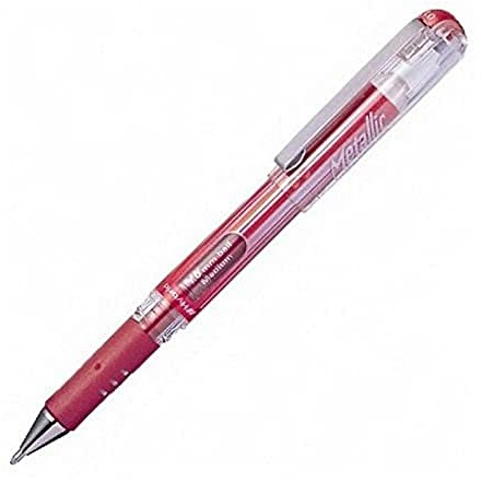 Pentel Gel-Tintenroller Hybrid K230, 0,5mm, metallic-rot